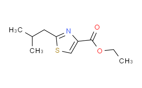 CAS No. 882305-14-8, ethyl 2-isobutylthiazole-4-carboxylate