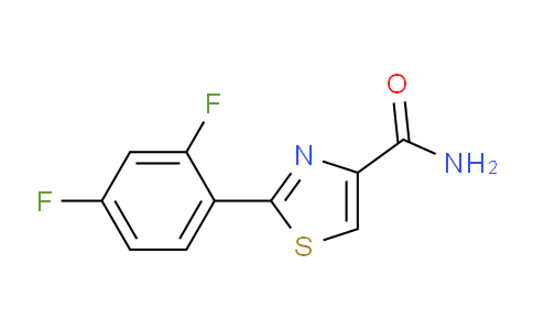 CAS No. 175276-97-8, 2-(2,4-difluorophenyl)thiazole-4-carboxamide