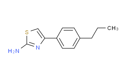 CAS No. 350997-71-6, 4-(4-propylphenyl)-1,3-thiazol-2-amine