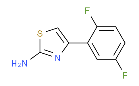 CAS No. 383132-01-2, 4-(2,5-difluorophenyl)-1,3-thiazol-2-amine