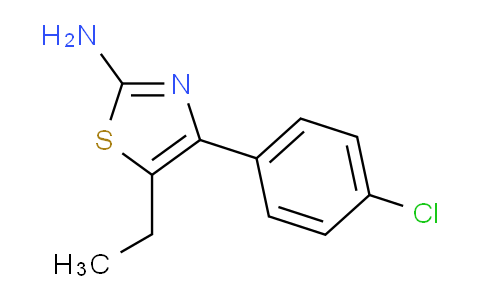 CAS No. 313533-99-2, 4-(4-chlorophenyl)-5-ethyl-1,3-thiazol-2-amine