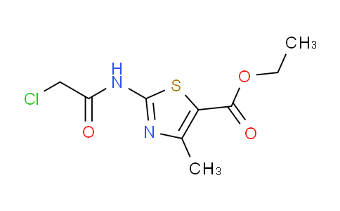 CAS No. 6125-37-7, ethyl 2-[(chloroacetyl)amino]-4-methyl-1,3-thiazole-5-carboxylate