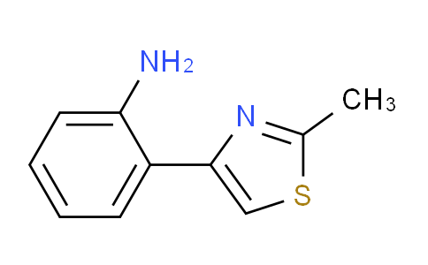 CAS No. 305811-38-5, 2-(2-Methyl-4-thiazolyl)aniline
