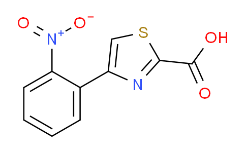 CAS No. 1141669-77-3, 4-(2-nitrophenyl)thiazole-2-carboxylic acid