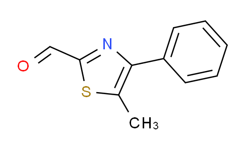 CAS No. 159670-56-1, 5-methyl-4-phenylthiazole-2-carbaldehyde