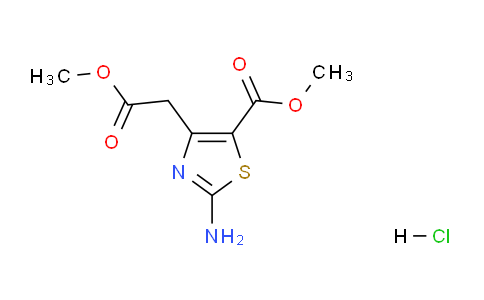 CAS No. 6497-03-6, methyl 2-amino-4-(2-methoxy-2-oxoethyl)thiazole-5-carboxylate hydrochloride
