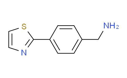 CAS No. 672324-87-7, (4-(thiazol-2-yl)phenyl)methanamine