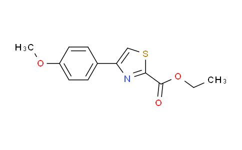 CAS No. 886366-42-3, ethyl 4-(4-methoxyphenyl)thiazole-2-carboxylate