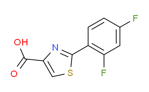 CAS No. 262589-15-1, 2-(2,4-difluorophenyl)thiazole-4-carboxylic acid