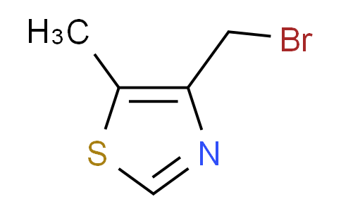 CAS No. 267643-30-1, 4-(bromomethyl)-5-methylthiazole