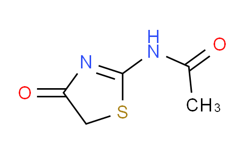 CAS No. 37641-15-9, N-(4-oxo-4,5-dihydrothiazol-2-yl)acetamide