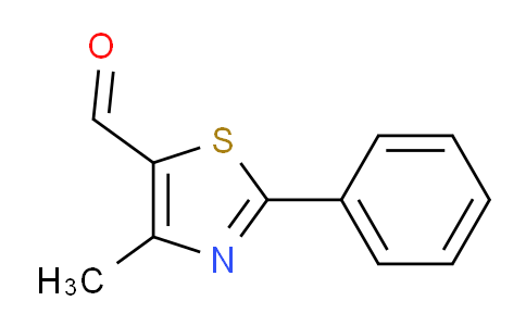 CAS No. 55327-23-6, 4-methyl-2-phenylthiazole-5-carbaldehyde