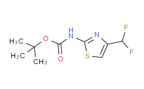 CAS No. 947179-19-3, tert-butyl (4-(difluoromethyl)thiazol-2-yl)carbamate