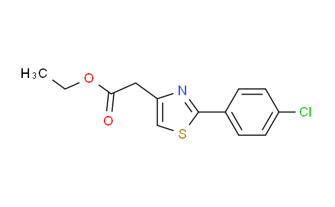 CAS No. 20287-70-1, ethyl 2-(2-(4-chlorophenyl)thiazol-4-yl)acetate