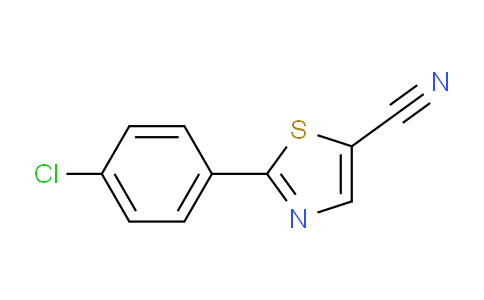 CAS No. 1369251-28-4, 2-(4-chlorophenyl)thiazole-5-carbonitrile