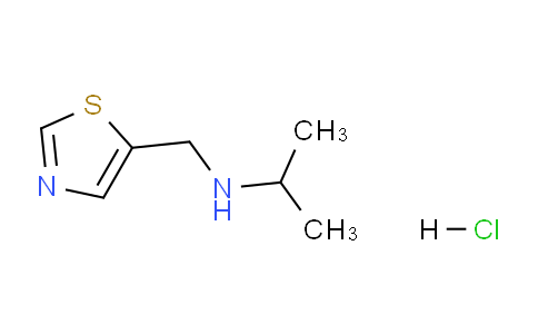 CAS No. 1417794-26-3, N-(thiazol-5-ylmethyl)propan-2-amine hydrochloride