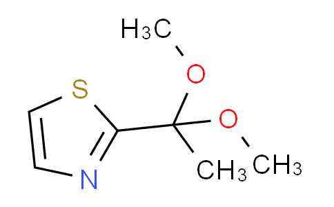 CAS No. 200440-13-7, 2-(1,1-dimethoxyethyl)thiazole