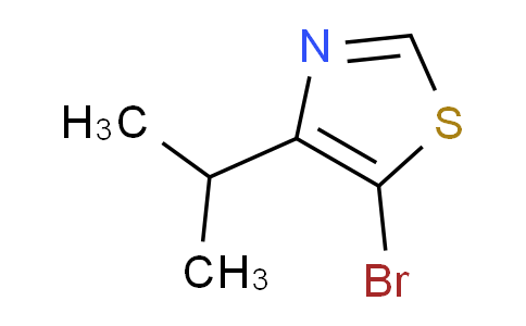 CAS No. 1025700-46-2, 5-bromo-4-isopropylthiazole