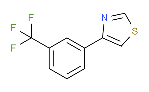 CAS No. 939805-29-5, 4-(3-(trifluoromethyl)phenyl)thiazole