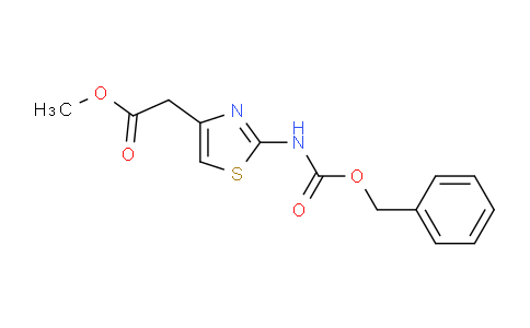 CAS No. 103053-97-0, methyl 2-(2-(((benzyloxy)carbonyl)amino)thiazol-4-yl)acetate