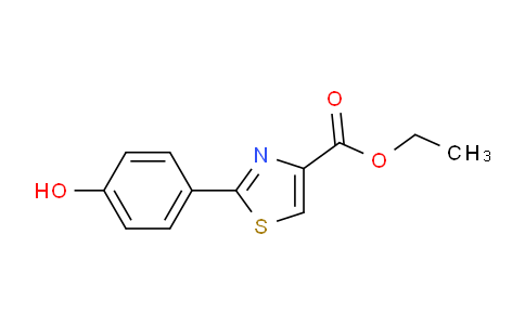 CAS No. 113334-60-4, ethyl 2-(4-hydroxyphenyl)thiazole-4-carboxylate