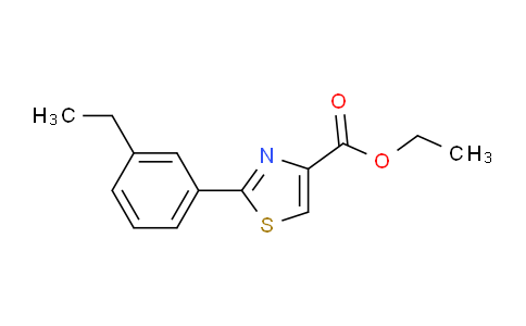CAS No. 885278-81-9, ethyl 2-(3-ethylphenyl)thiazole-4-carboxylate