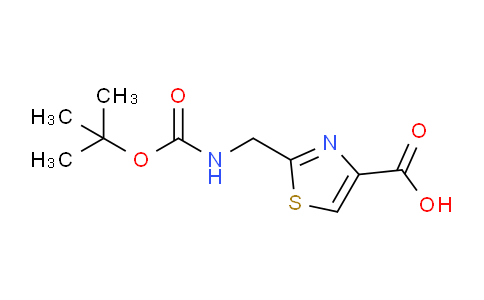 CAS No. 71904-80-8, 2-(((tert-butoxycarbonyl)amino)methyl)thiazole-4-carboxylic acid