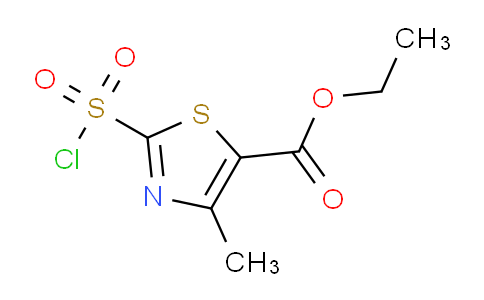CAS No. 89694-92-8, ethyl 2-(chlorosulfonyl)-4-methylthiazole-5-carboxylate