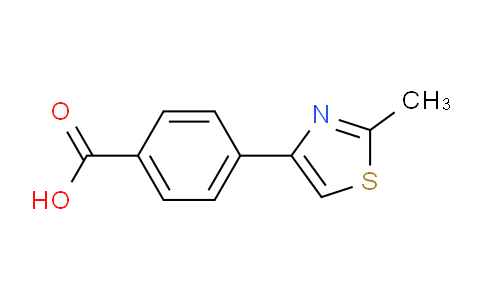 CAS No. 294620-60-3, 4-(2-Methyl-thiazol-4-yl)-benzoic acid