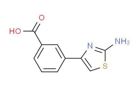 CAS No. 862254-43-1, 3-(2-Aminothiazol-4-yl)benzoic acid