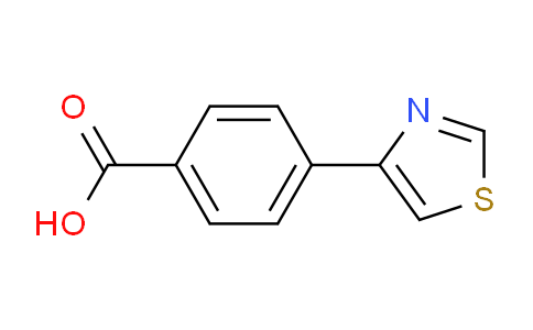 CAS No. 877758-98-0, 4-(thiazol-4-yl)benzoic acid