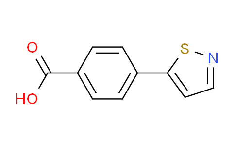 CAS No. 904085-97-8, 4-(isothiazol-5-yl)benzoic acid