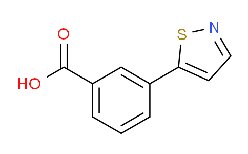 CAS No. 904085-98-9, 3-(isothiazol-5-yl)benzoic acid