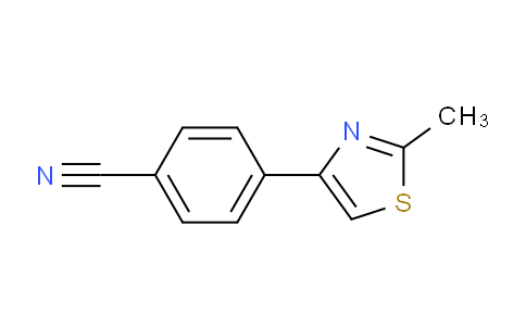 CAS No. 127406-79-5, 4-(2-Methyl-1,3-thiazol-4-yl)benzonitrile