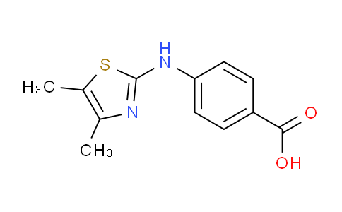 CAS No. 100142-85-6, 4-((4,5-dimethylthiazol-2-yl)amino)benzoic acid