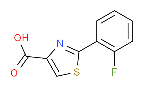 CAS No. 1094373-86-0, 2-(2-fluorophenyl)thiazole-4-carboxylic acid