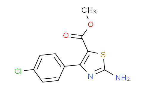 CAS No. 1065074-65-8, Methyl 2-amino-4-(4-chlorophenyl)thiazole-5-carboxylate