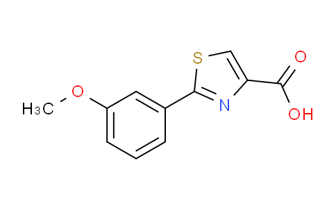 CAS No. 115299-07-5, 2-(3-Methoxyphenyl)-1,3-thiazole-4-carboxylic acid