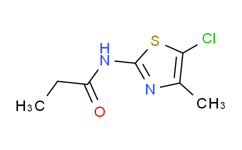 CAS No. 13915-79-2, N-(5-chloro-4-methylthiazol-2-yl)propionamide