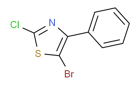 CAS No. 19688-18-7, 5-bromo-2-chloro-4-phenylthiazole