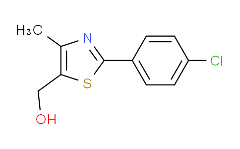 CAS No. 317319-22-5, [2-(4-Chlorophenyl)-4-methyl-1,3-thiazol-5-yl]-methanol