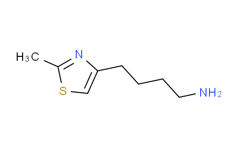 CAS No. 325491-81-4, 4-(2-methylthiazol-4-yl)butan-1-amine