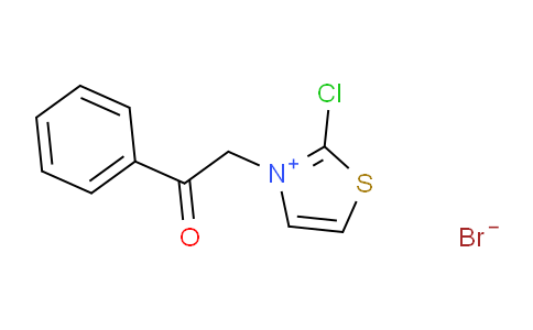 CAS No. 66088-69-5, 2-chloro-3-(2-oxo-2-phenylethyl)thiazol-3-ium bromide