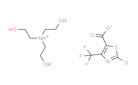 CAS No. 72850-86-3, tris(2-hydroxyethyl)ammonium 2-chloro-4-(trifluoromethyl)thiazole-5-carboxylate
