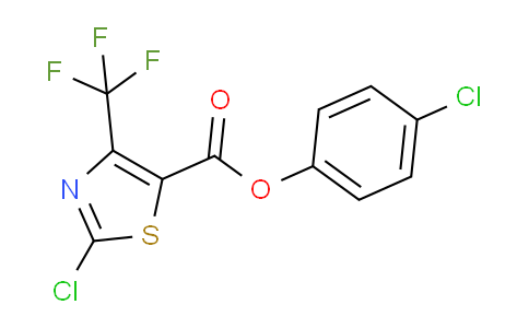 CAS No. 72860-48-1, 4-chlorophenyl 2-chloro-4-(trifluoromethyl)thiazole-5-carboxylate