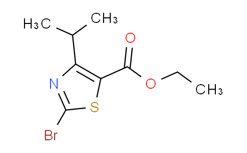 CAS No. 81569-58-6, ethyl 2-bromo-4-isopropylthiazole-5-carboxylate