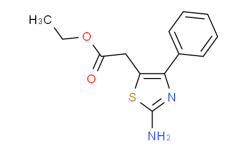 CAS No. 81950-41-6, ethyl 2-(2-amino-4-phenylthiazol-5-yl)acetate