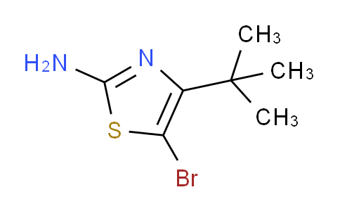 CAS No. 82202-32-2, 5-bromo-4-(tert-butyl)thiazol-2-amine
