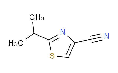 CAS No. 848555-18-0, 2-Isopropylthiazole-4-carbonitrile