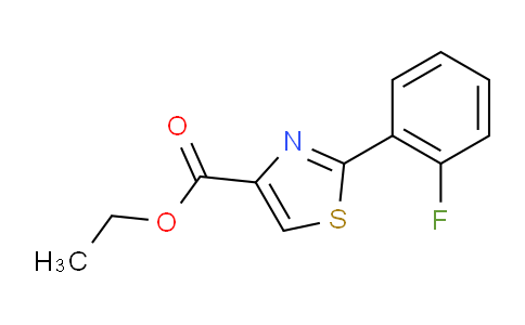 CAS No. 842115-87-1, ethyl 2-(2-fluorophenyl)thiazole-4-carboxylate